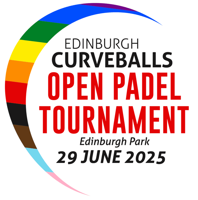 Edinburgh Curveballs Open Padel Tournament Logo
